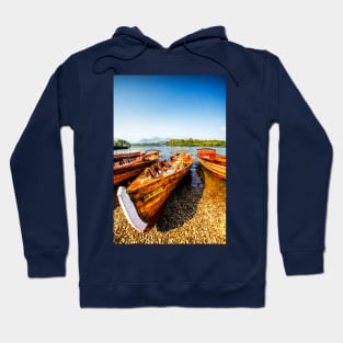 Derwentwater Wooden Rowing Boat Hoodie